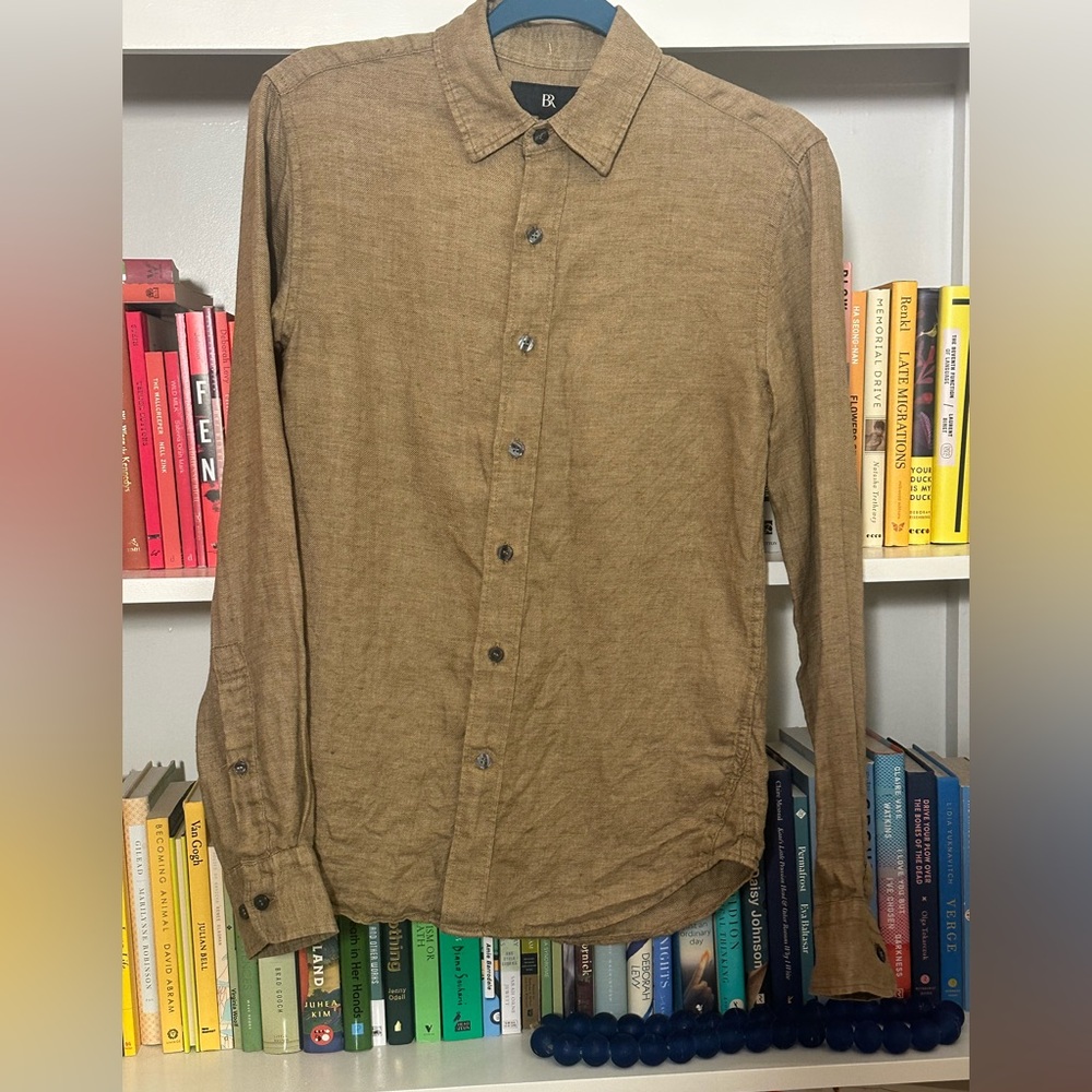 Banana Republic Men 100% Linen Button-down